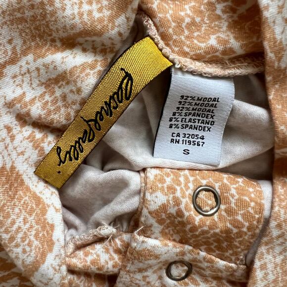 Rachel Pally Stretchy Modal Spandex Priya Skirt Miso Viper Snakeprint Small Snap - Picture 3 of 5